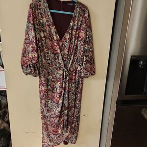 Ralph Lauren  size 18 NWT Floral Floral Wrap 👗 dress